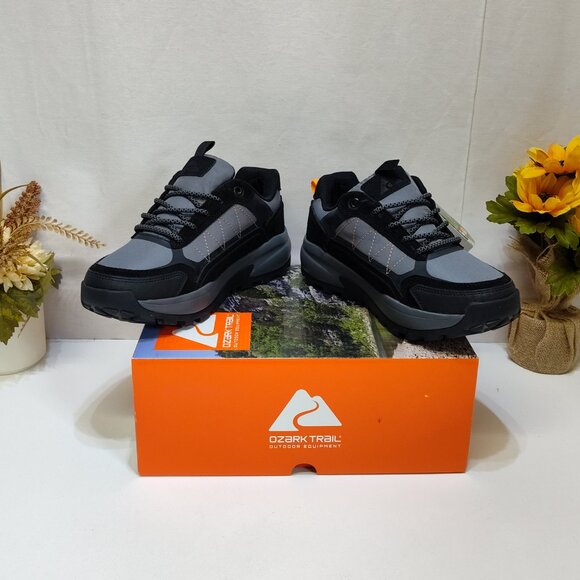 Ozark Trail Waterproof Hikers Low-Top Men Size 8 Leather Upper Outdoor Trail NIB - Picture 4 of 11